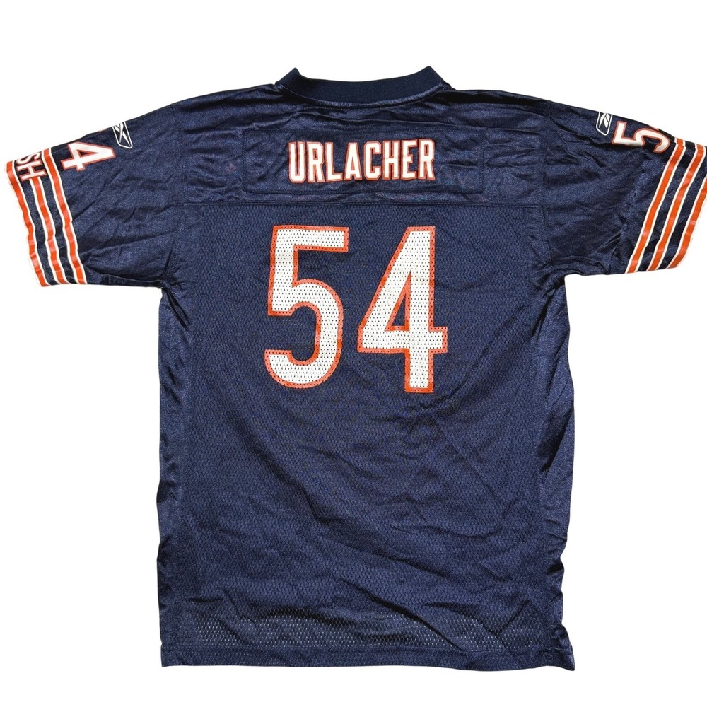 Reebok Brian Urlacher Chicago Bears‎ NFL Jersey Kids XL Navy Blue 54 Football